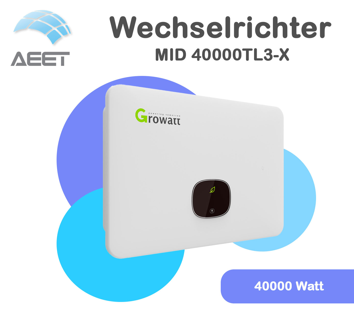 Wechselrichter Growatt MID 40000TL3-X | 40KTL3-X Wechselrichter Growatt MID 40000TL3-X | 40KTL3-X