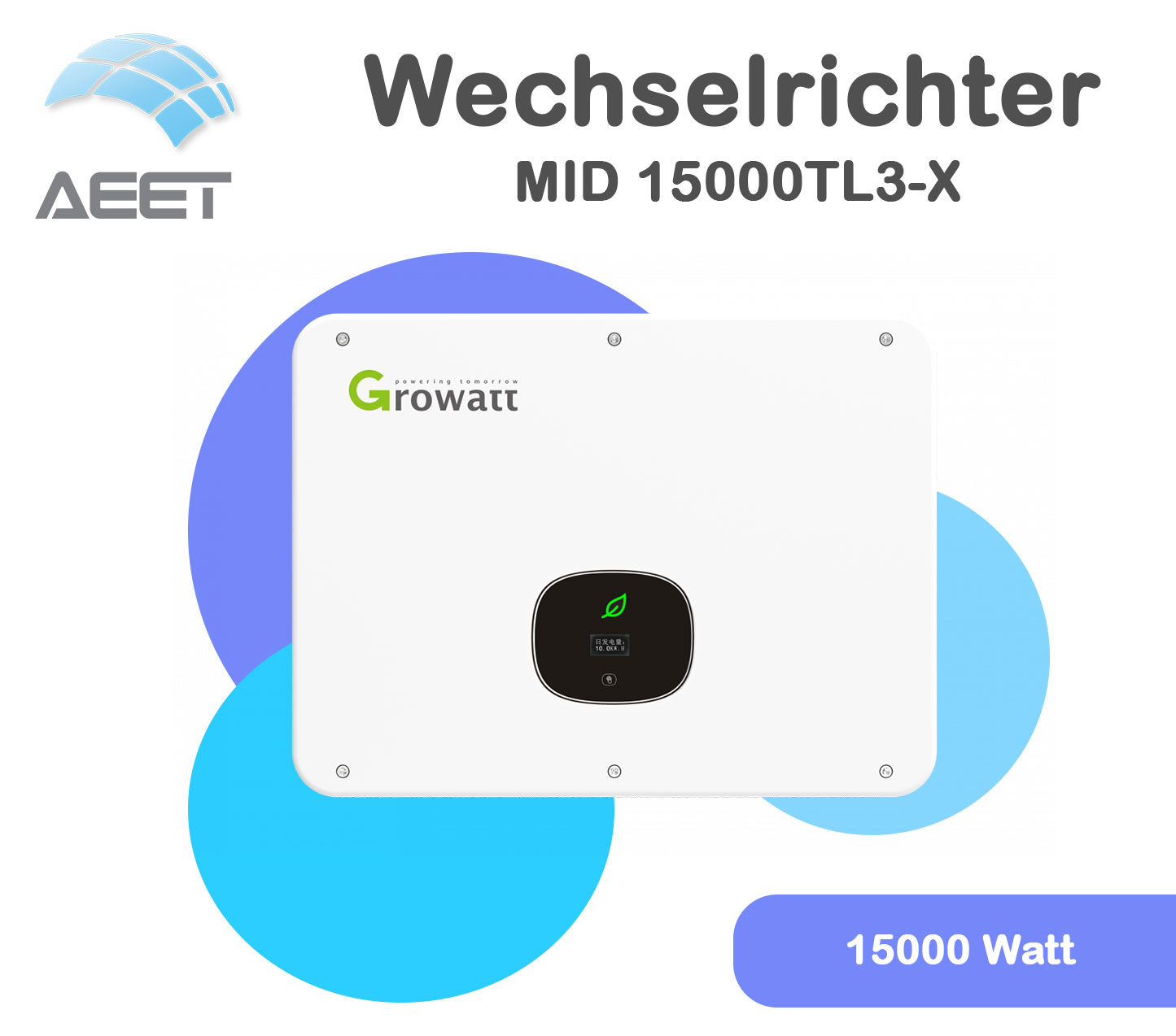 Wechselrichter Growatt MID 15000TL3-X | 15KTL3-X