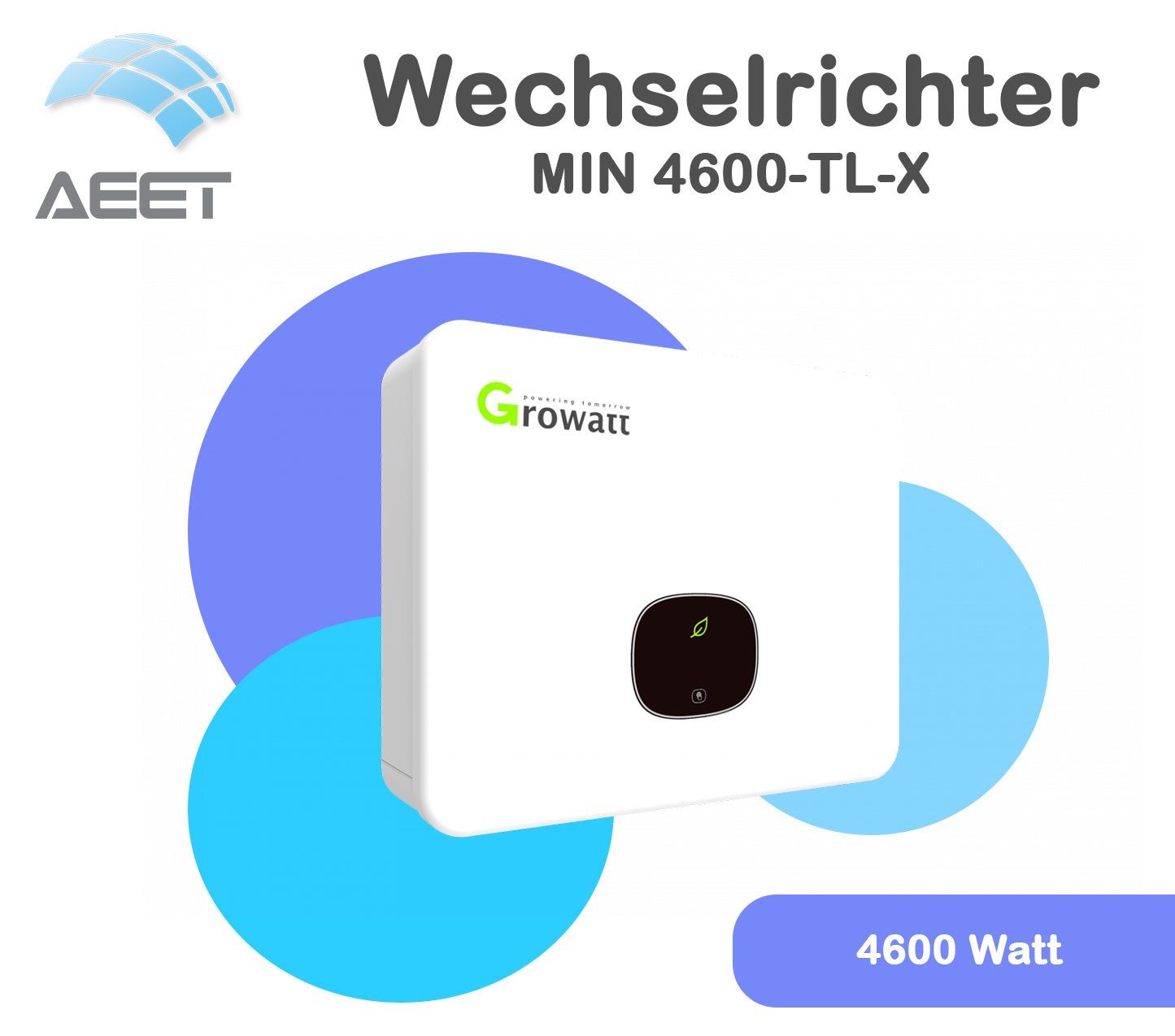 Wechselrichter Growatt MIN 4600TL-X Wechselrichter Growatt MIN 4600TL-X
